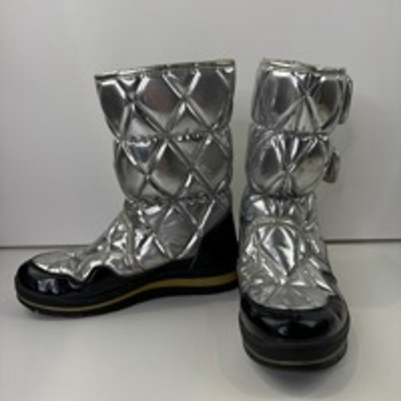 Jog Dog Silver puffy winter boots  - made in Italy size 39 - Picture 4 of 11